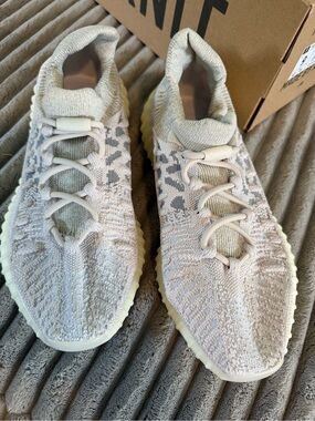 adidas Athletic Shoes in Cream and Light Gray